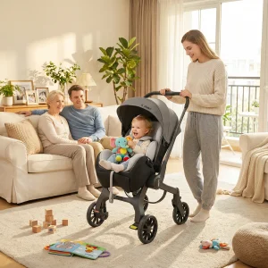 Portable Baby Stroller, Lightweight and Foldable,