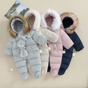 Warm Outwear Hooded Puffer