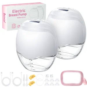 Portable Electric Breast Pump with 3 Modes & 12 Levels & Low Noise,
